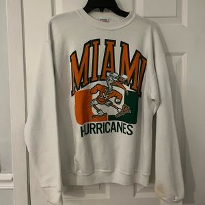 University of Miami Vintage Crewneck